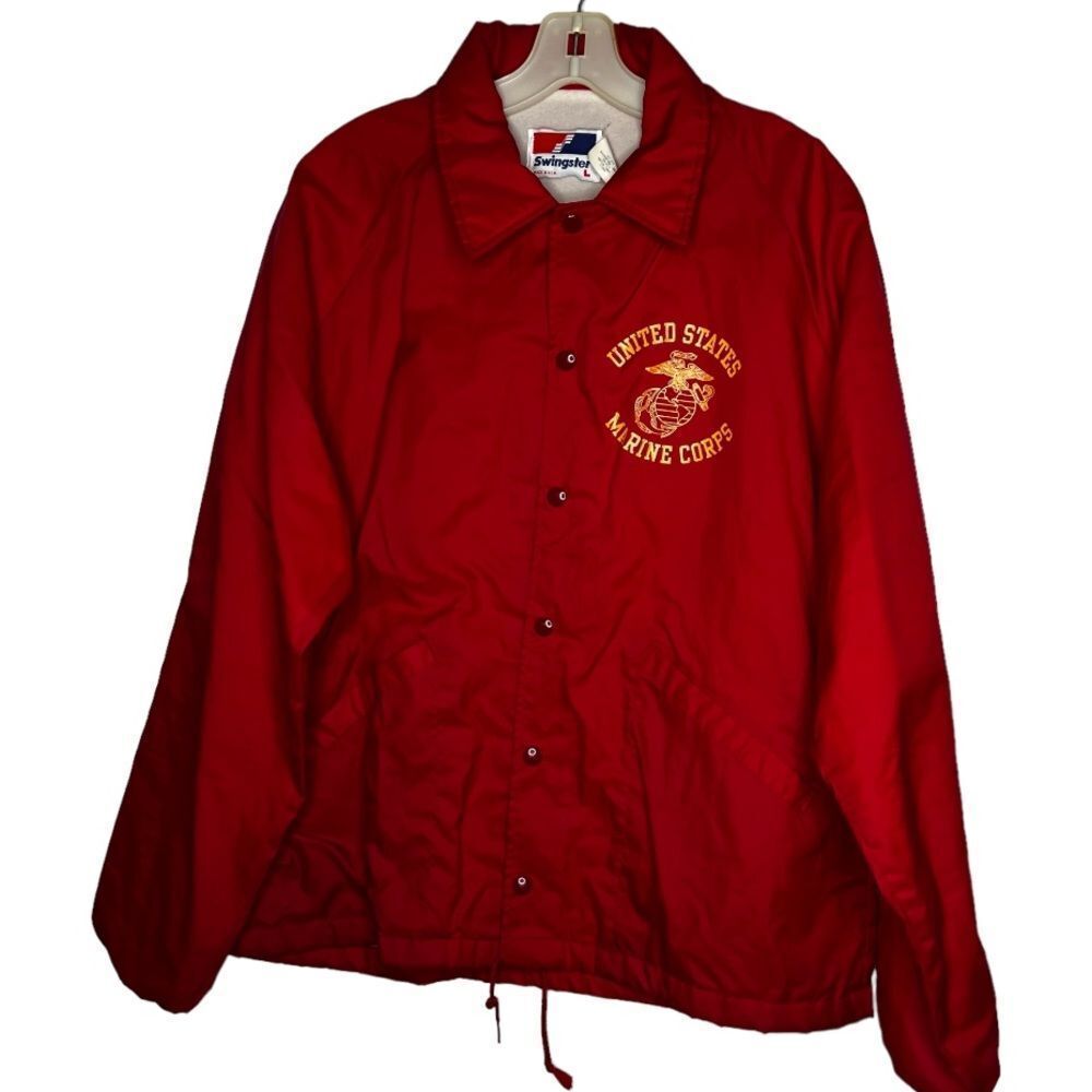 Vintage Swingster Marine Corps Nylon Jacket